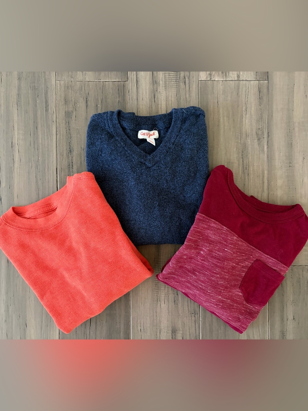 Cat & Jack fall colors shirt bundle - size XS/S